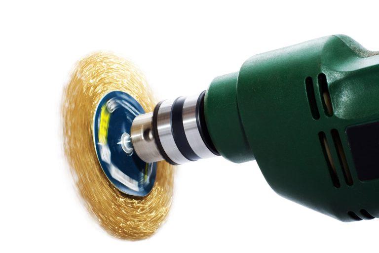 wire brush for a drill